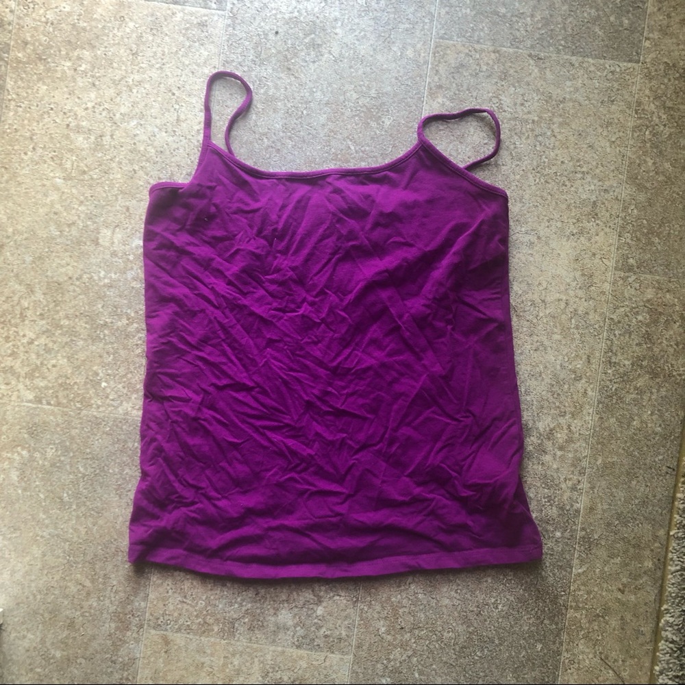 Faded glory tank top beautiful fuschia color